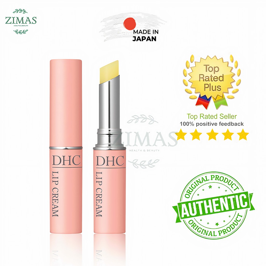 Son dưỡng môi không màu DHC Lip Cream Nhật Bản son dưỡng hồng ẩm mềm mịn giảm thâm khô môi bổ sung vitamin E dầu olive