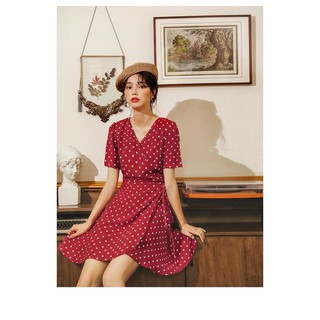 Villy Dress - Đầm bi đỏ