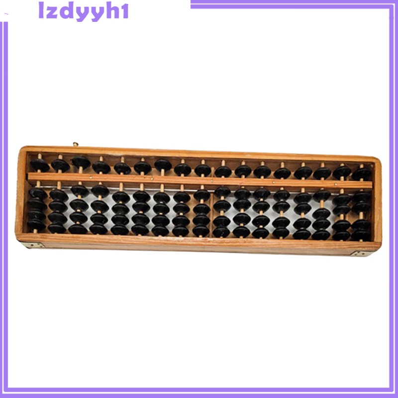 JoyDIY 17 Rods Standard Wooden Abacus Soroban Chinese Calculator Mathematics Tool