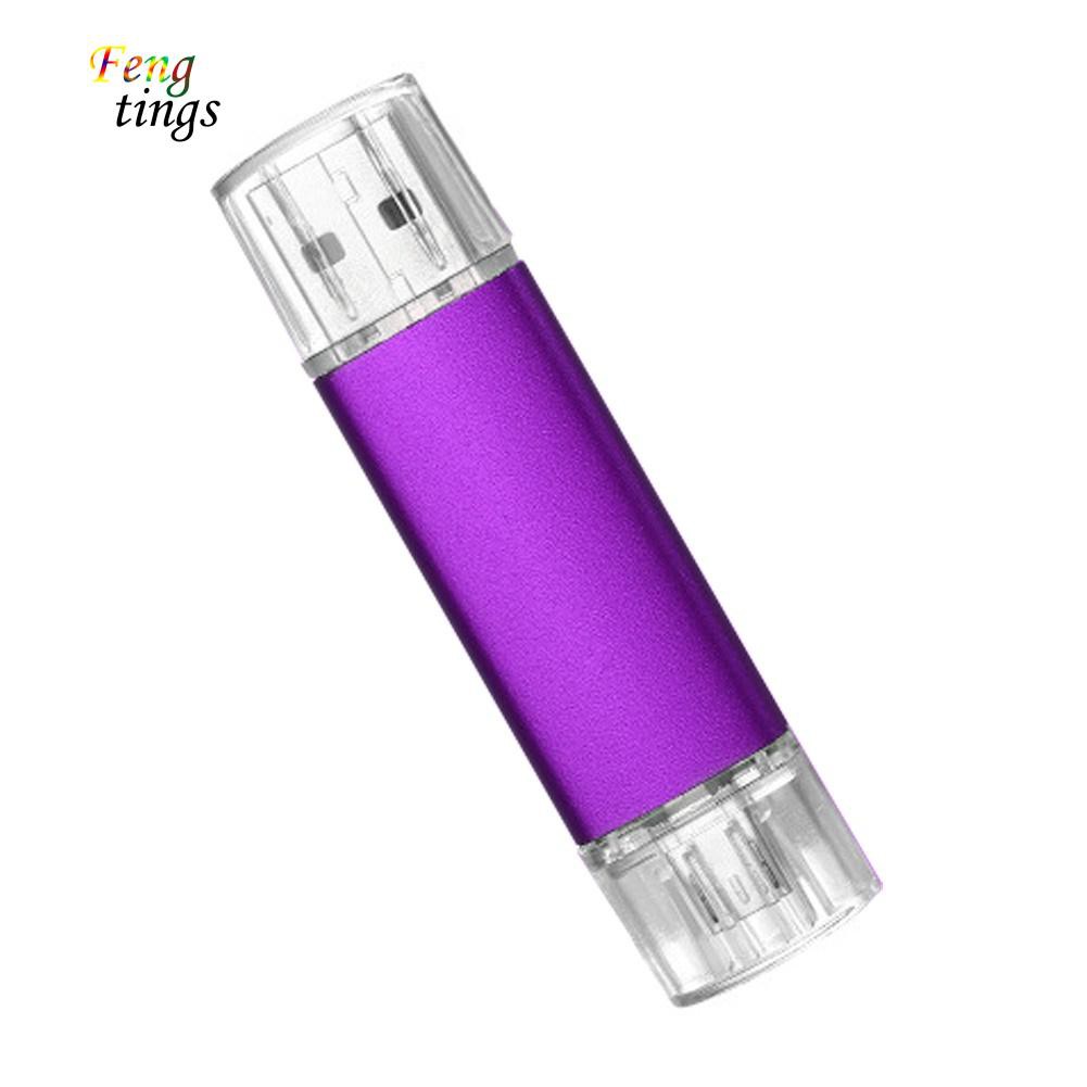 [AC} Micro USB 2.0 Flash Drive OTG Adapter U Disk Memory Thumb Stick Pen for Phone PC