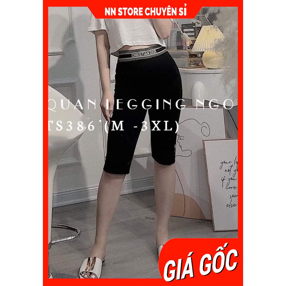 Quần lửng nữ ôm body có đủ size đến 60kg chất thun umi cao cấp co giãn thoải mái TS386