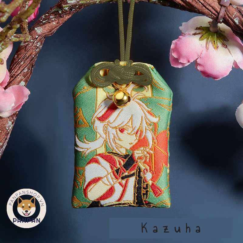 Túi Omamori may mắn thêu tay Genshin Impact