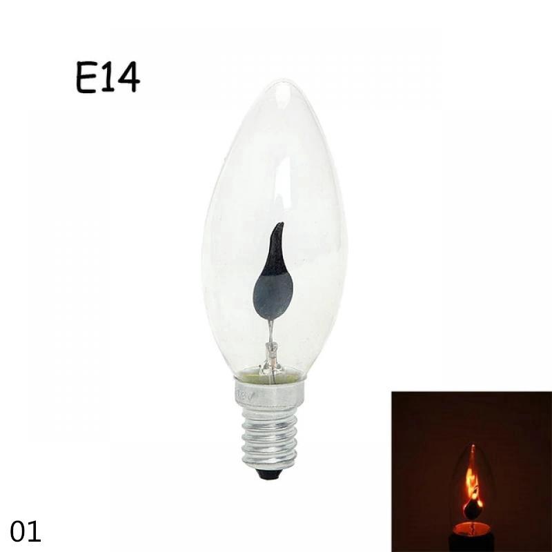 Bóng đèn LED E14 3W hình ngọn lửa phập phùng độc đáo