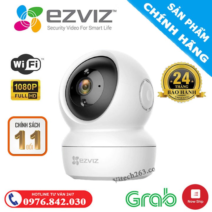 Camera wifi Ezviz_C6N_1080P Full HD 1080P 2MP, camera giám sát, cảm biến chuyển động, xoay 360 độ, đàm thoại 2 chiều
