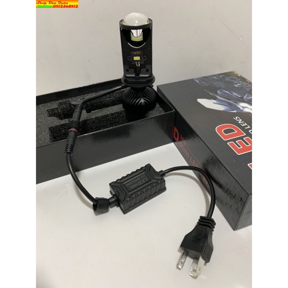 BI CẦU MINI T6 CHÂN H4-LOẠI CÓ CHỤP CHỈNH PHA CAO THẤP-SIÊU SÁNG