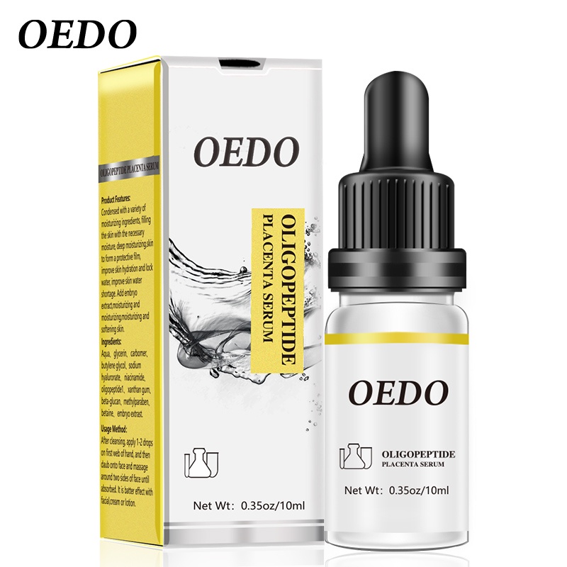 OEDO Serum dưỡng da Oligopeptide Placenta Ẩm Làm Trắng Da Chống Lão Hóa Chống Nhăn Dưỡng Ẩm Sâu nếp nhăn 10ml