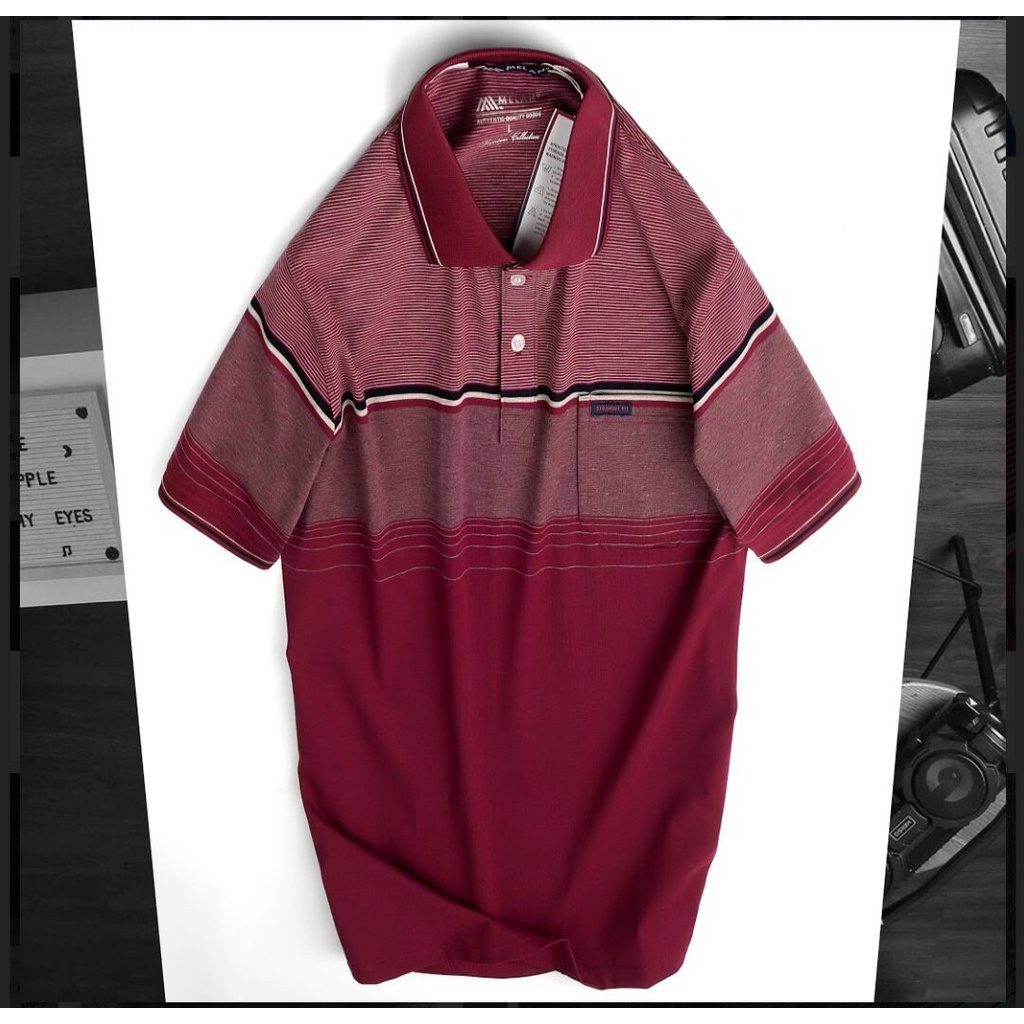Áo POLO Thun Nam TRUNG NIÊN Có Túi, Áo PoLo Nam Vải Cá Sấu Cotton Mềm Mịn Co Giãn 4 Chiều