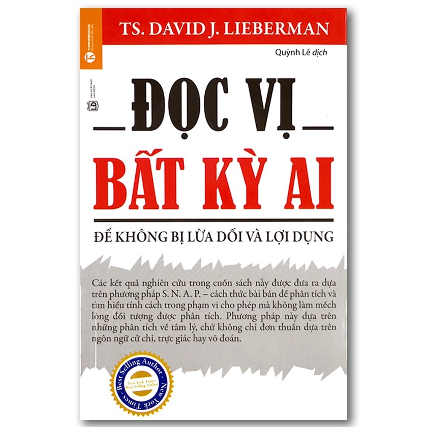 Sách Đọc vị bất kỳ ai - Để không bị lừa dối và lợi dụng - Tái Bản 2019 tăng giá bìa