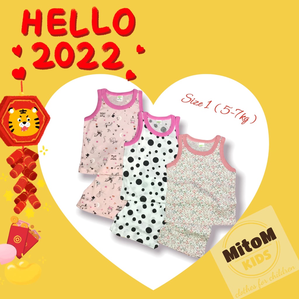 [SALE SỐC] Set 3 bộ 3-9m ♥️ FREESHIP ♥️ Chất thun cotton giấy siêu nhẹ, mềm mịn, thấm hút tốt, họa tiết tươi sáng