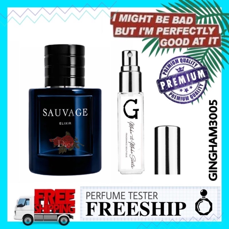 ✦GH✦ Nước Hoa Nam Dior Sauvage Elixir 5ml/10ml/20ml Freeship