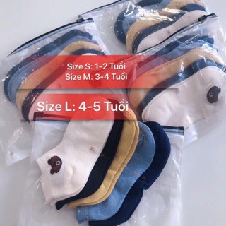 Set 5 Đôi Tất Lưới Cho Bé Thoáng Khí Chống Mồ Hôi