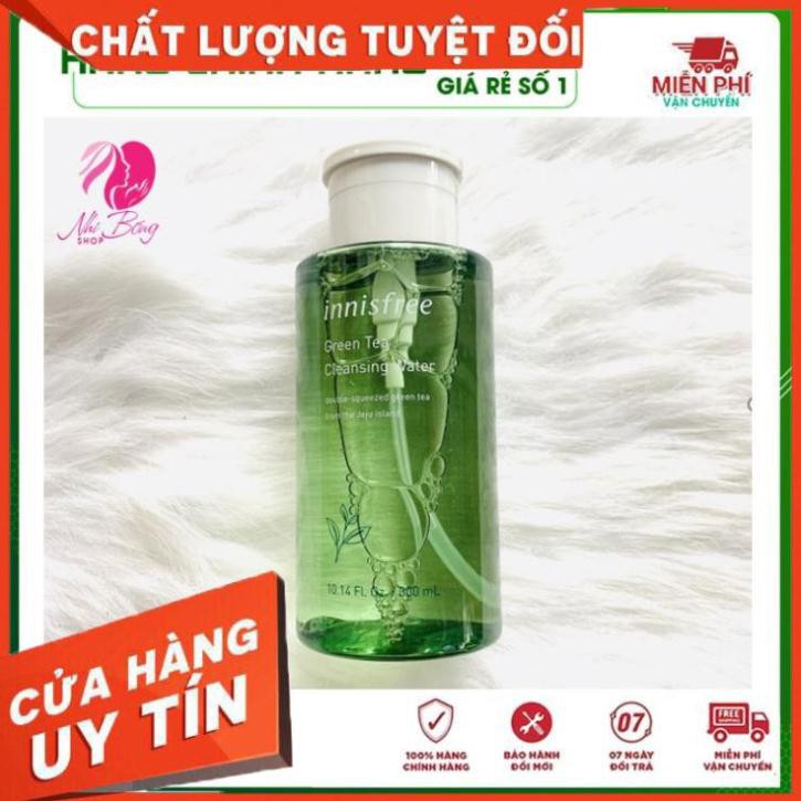 [Freeship - Hàng Auth] Nước tẩy trang - Tẩy trang Innisfree Green tea pure cleansing water Hàn Quốc 300ml