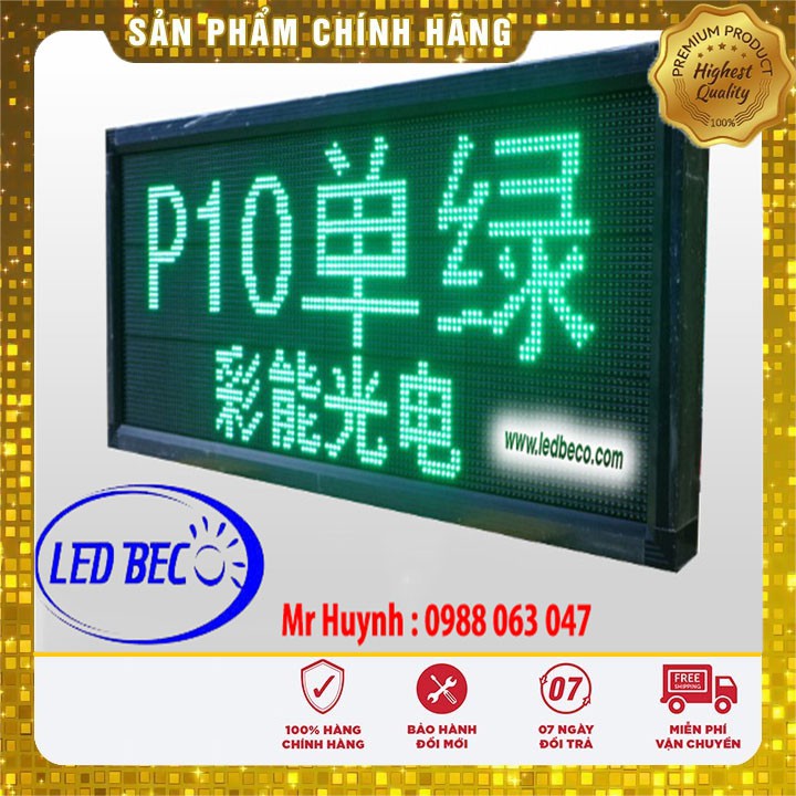 Module Led P10 1 Màu, P10 3 Màu, P10 Full Màu Hàng Ngoài Trời Chính Hãng