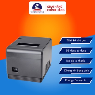 Máy in hóa đơn siêu thị xprinter q200 có lan và usb, bảo hành chính hãng tiger - tgi009