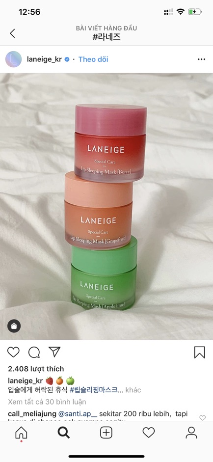 Mặt nạ ngủ môi Laneige 8gr