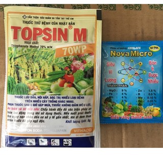 Set thuốc trừ bệnh Topsin và phân bón lá Novar Micro