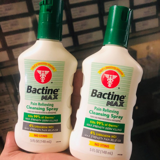 Chai xịt-Bactine max