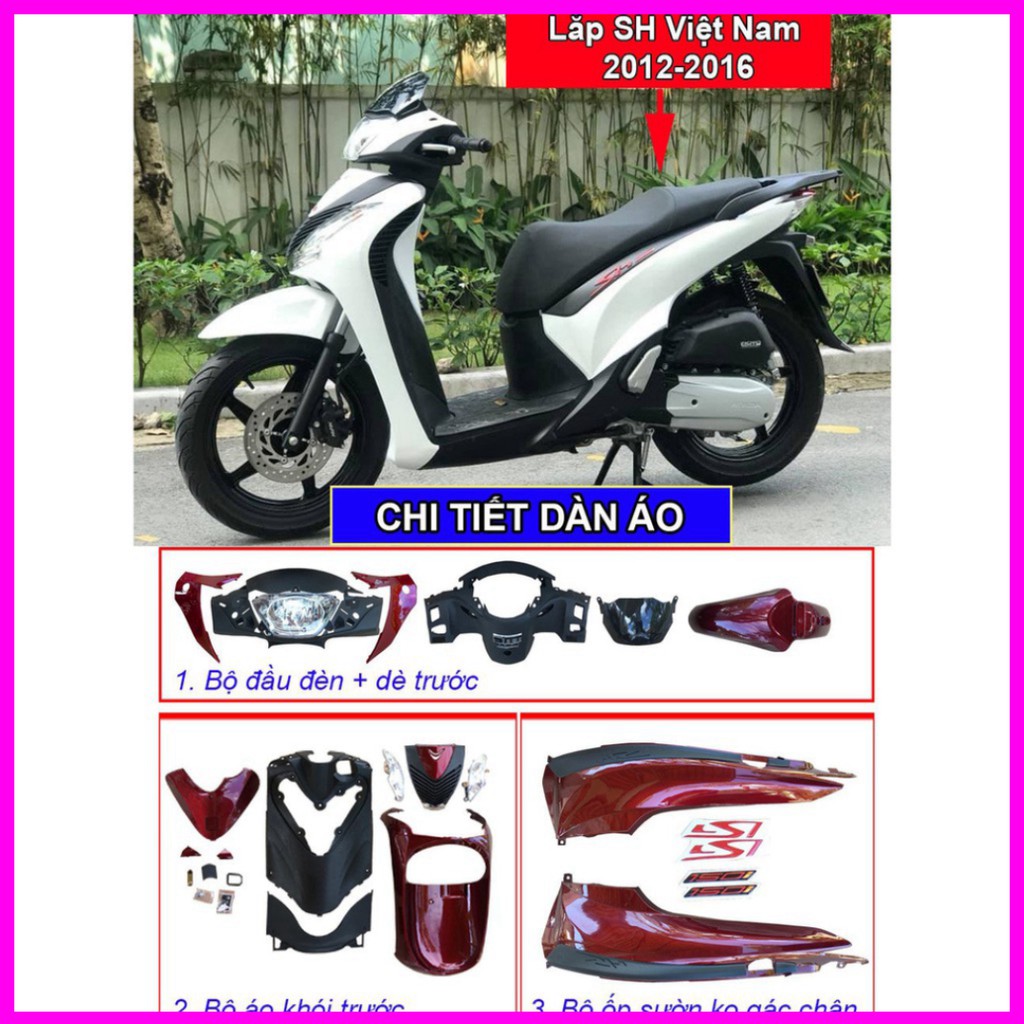 🍁  Dàn áo kiểu Sh Ý trang trí cho Sh Việt 2012 - 2016 🍀  🍁
