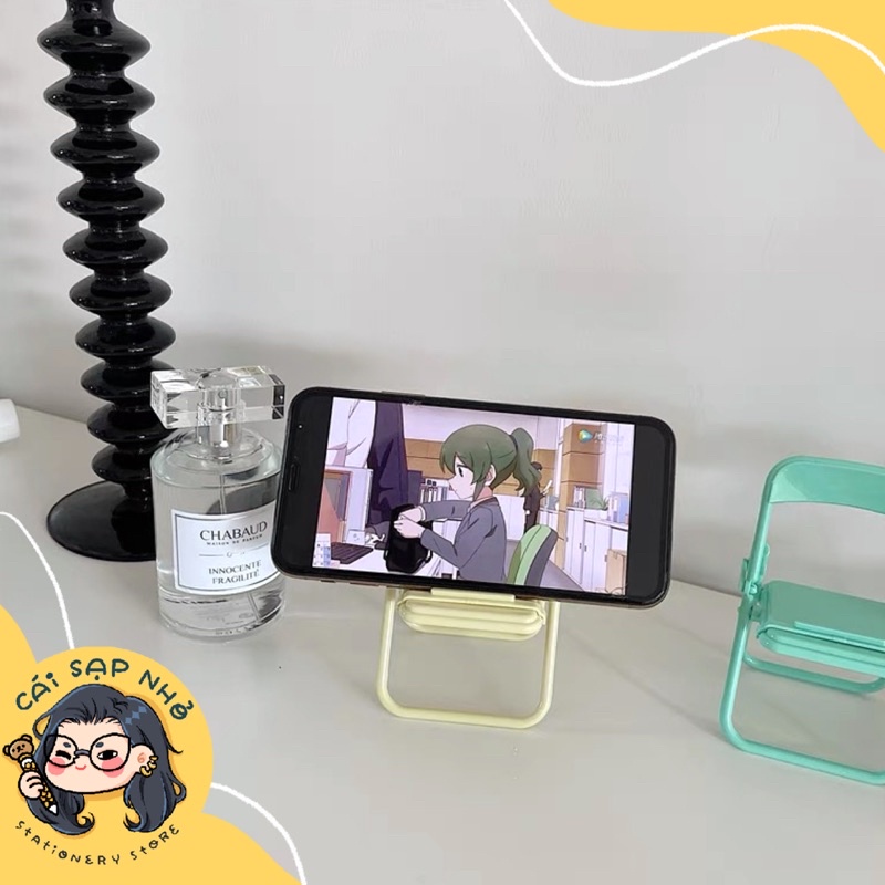 Ghế mini kê điện thoại, ghế nhựa mini dựng điện thoại