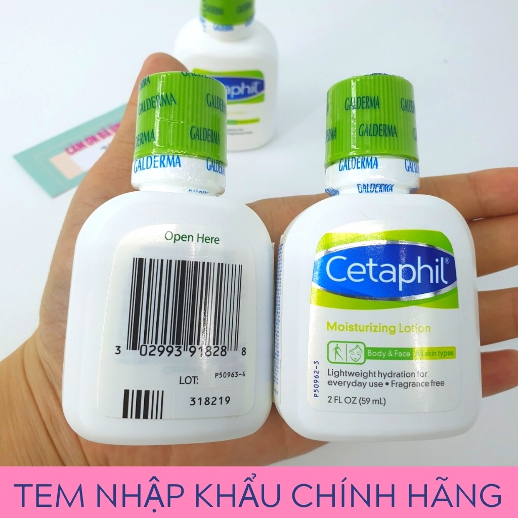 Sữa dưỡng ẩm SDA129034 CETAPHIL MOISTURIZING LOTION Cấp Ẩm Dành Cho Mặt Và Toàn Thân (59ML)