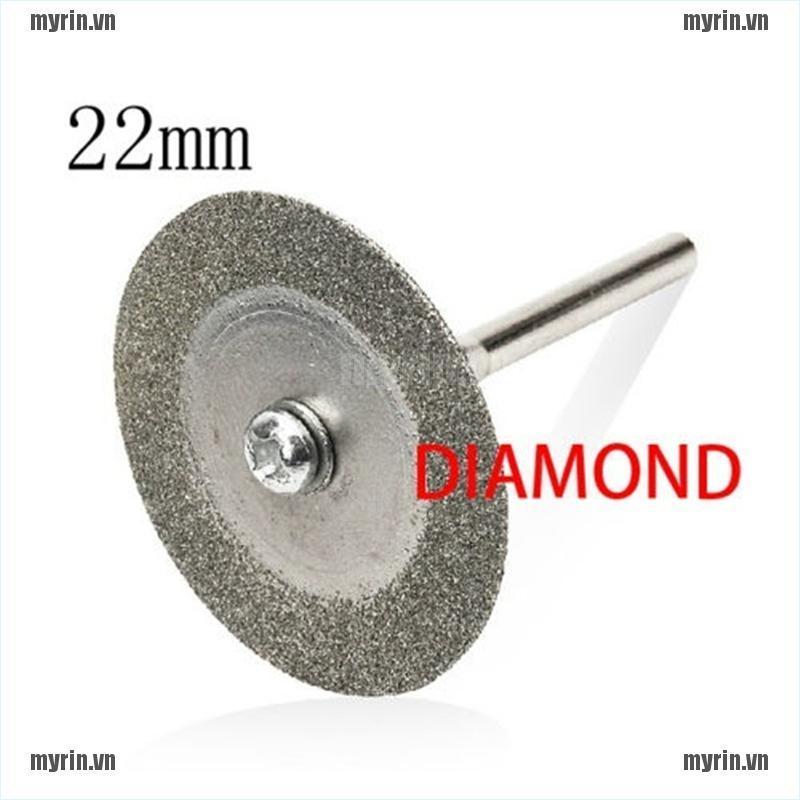 5 Mũi Khoan Cắt Kim Cương 22mm Kèm 1 Trục Khoan