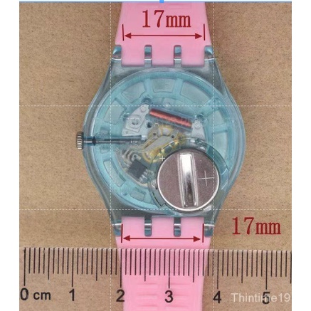 Dây Đeo Đồng Hồ Bằng Cao Su Silicone Cho Swatch 21mm Suuk400 Suuw100