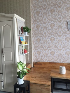 Kệ trang trí macrame