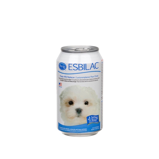 Sữa pha sẵn cho Chó sơ sinh ESBILAC 236ml (nhập USA)