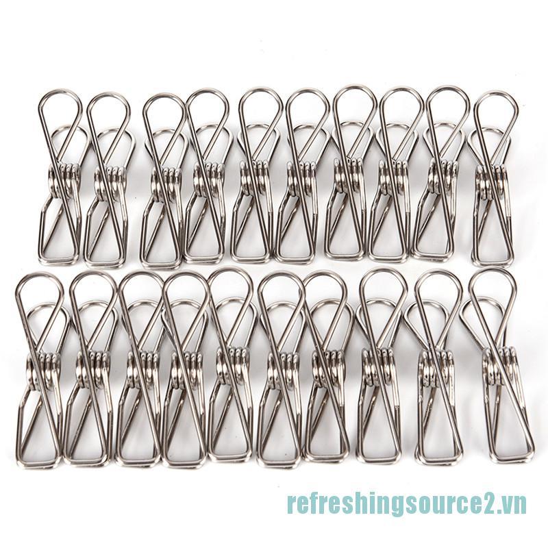 Set 20 Móc Inox Phơi Quần Áo Đa Năng Tiện Dụng