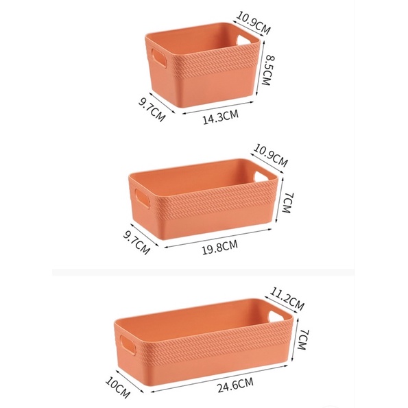 THÙNG NHỰA, GIỎ ĐỰNG ĐỒ PHONG CÁCH HÀN QUỐC ĐỦ SIZE MẪU MỚI