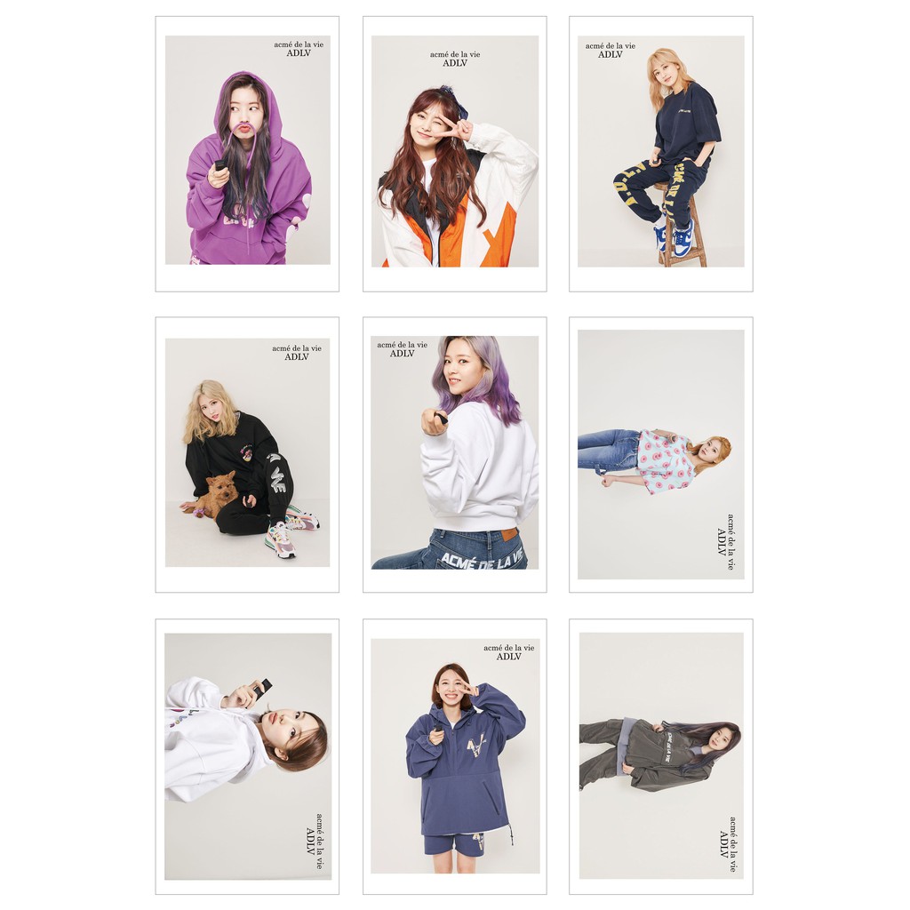 [Ép lụa] Lomo Card Ảnh TWICE ADLV 2020 SS COLLABORATION (54 ảnh)