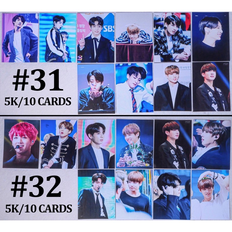 (Có sẵn) Sale set card JUNGKOOK BTS 2 | BigBuy360 - bigbuy360.vn