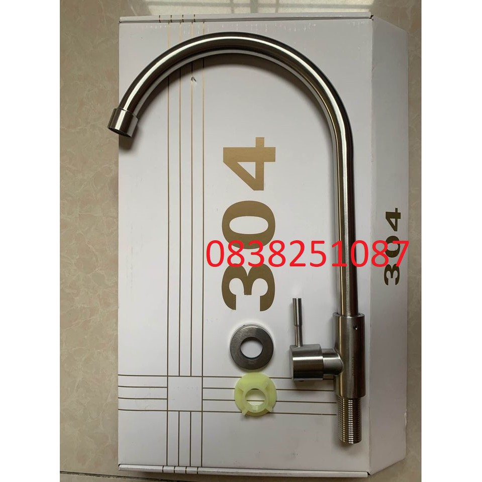 Vòi rửa chén INOX 304 cao cấp CL2004
