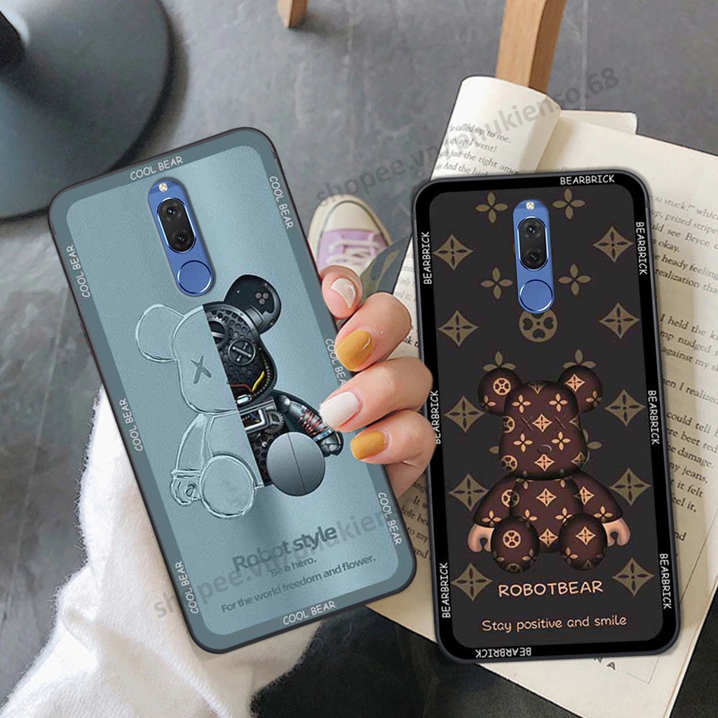 Ốp lưng điện thoại Huawei Nova 2i in hình gấu bear, kaws, doremon thời trang, ốp lưng cao cấp chất lượng