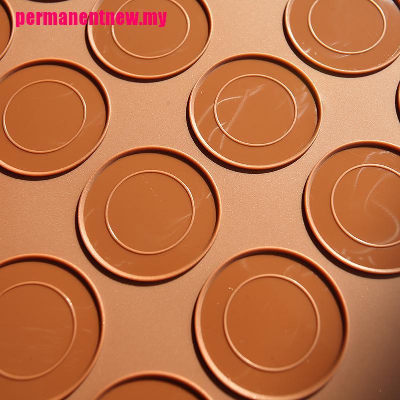 Khuôn Silicone Làm Bánh Macaron Hai Mặt Diy Tiện Dụng