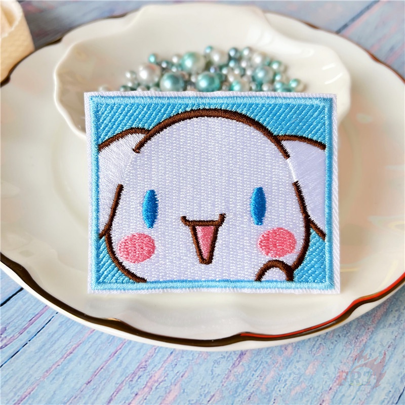 Miếng vá quần áo chủ đề hoạt hình Hello Kitty / Melody / Kuromi / Cinnamoroll / Pom Purin - Sanrio 5.4*7CM tùy chọn