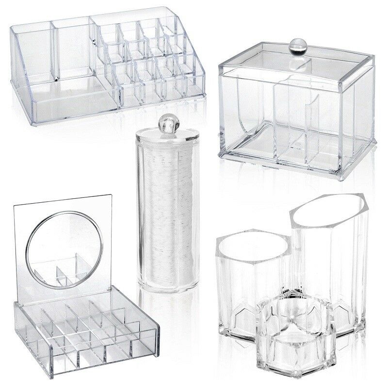 Hộp Đựng Bông Tẩy Trang Bằng Acrylic Trong Suốt Sáng Tạo