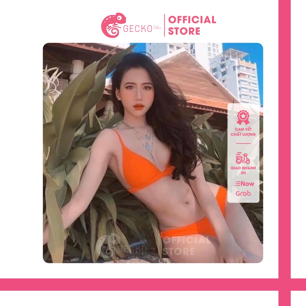 Bikini Đồ Bơi 2 Mảnh Tam Giác 2 Dây Quần Chữ V GK0213 (Ảnh Thật)