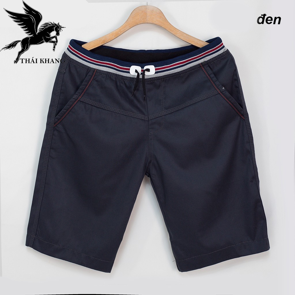 quần kaki nam lưng thun co dãn vải cotton dày mát loại quần kaki nam hàn quốc form dài qua đùi gối QSKLT50 | BigBuy360 - bigbuy360.vn