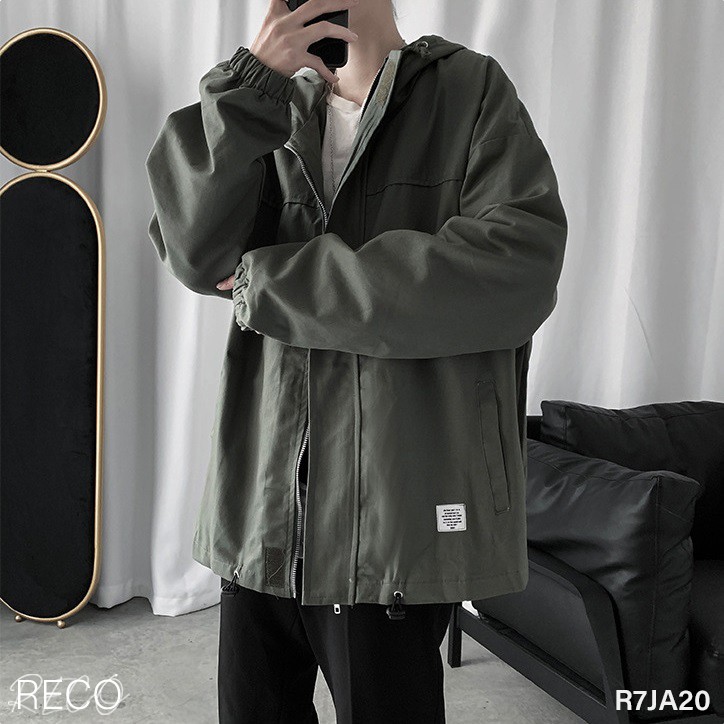 Áo khoác Hàn Quốc cao cấp dáng rộng nam nữ Jacket Loose R7JA20 Unisex, Oversize