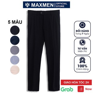 Quần tây nam Hàn Quốc ống côn công sở cao cấp Hamino chất vải co giãn nhẹ thoải mái màu đen, xanh đen D