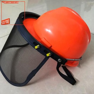 Mũ bảo hiểm dùng cho máy cắt cỏ bền đẹp chất liệu nhựa cao cấp