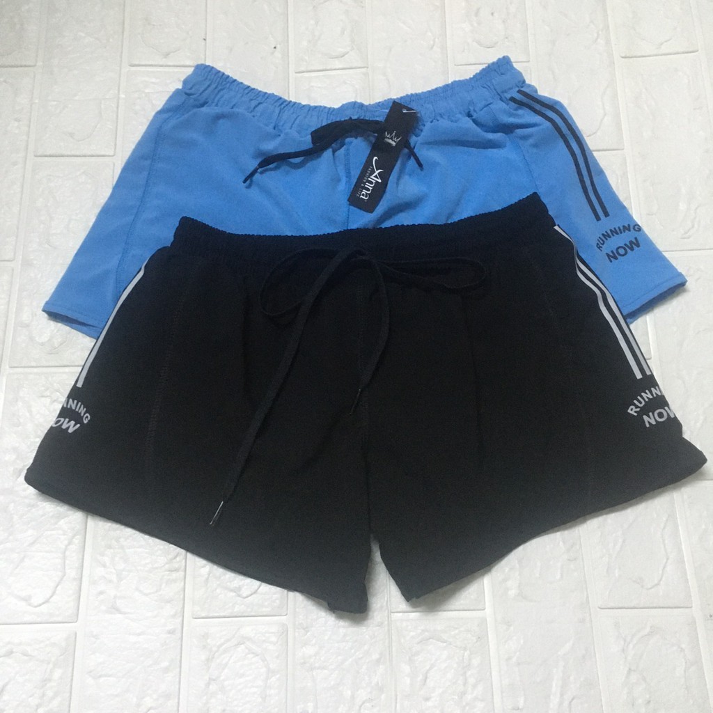 Quần short thể thao Boxer Gladimax in chữ cao cấp (2 lớp), đồ tập gym, yoga, aerobic