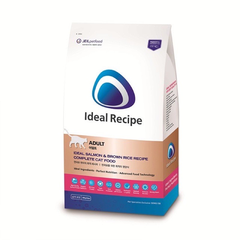 HẠT DINH DƯỠNG DÀNH CHO MÈO TRƯỞNG THÀNH IDEAL RECIPE CAT ADULT 1KG