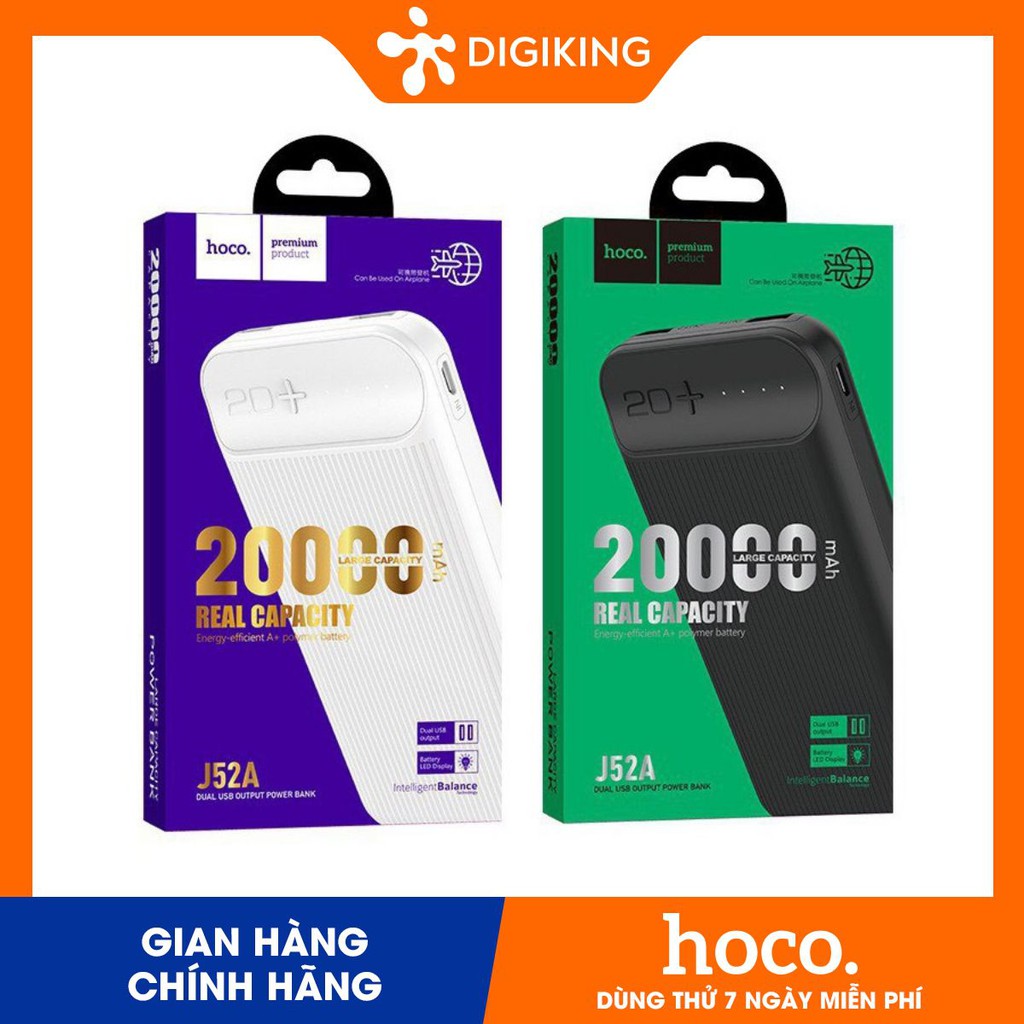 HOCO-J52A - Pin Sạc Dự Phòng 20.000mAh