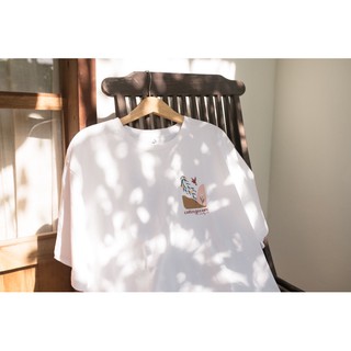 Áo thun in trắng đen cotton 🍄Cottagecore 🍄