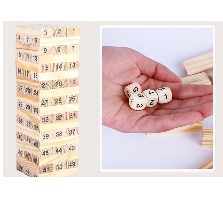 Đồ chơi rút gỗ size 23.5 cm và 22 cm