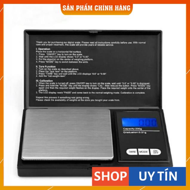 Cân điện tử tiểu ly 200g - 0.01g , cân mini nhỏ gọn , cân chính xác tiện lợi