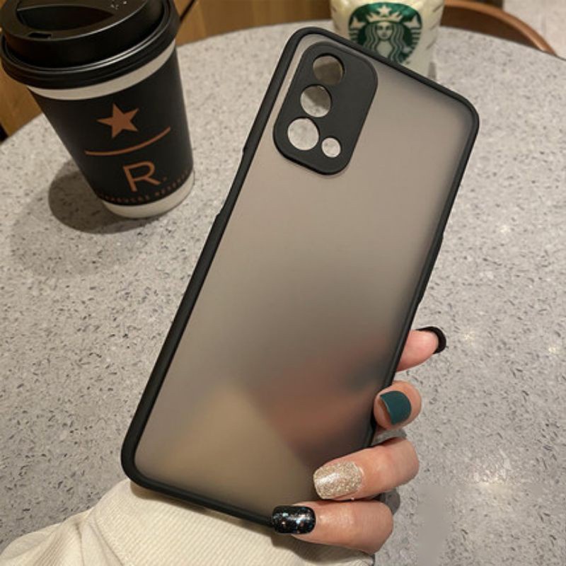 Ốp điện thoại màu trơn trong mờ thời trang cho OPPO A94 A92 A72 A52 A5S A3S A92S A31 A91 A11 F9 Pro