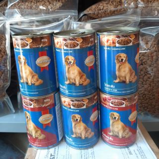 Pate lon chó SmartHeart 400g thức ăn dinh dưỡng cho chó